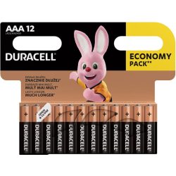 Duracell Basic AAA MN2400 mikró elem 12db-os