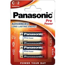 Panasonic Pro Power Alkáli LR14, C Baby elem BL2