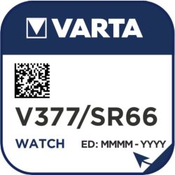 Varta V377, SR66 Ezüst-Oxid gombelem BL1