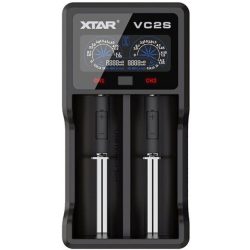 Xtar VC2S Li-Ion és NiMH akkumulátor töltő 2db akkuhoz